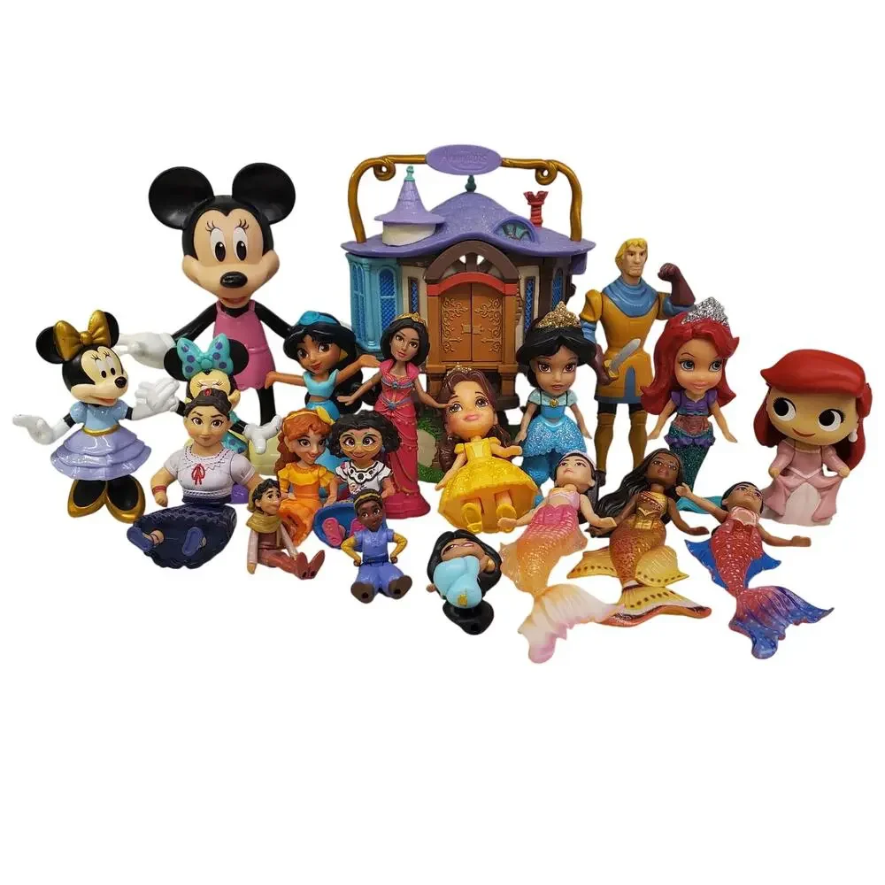 Disney Princess Ariel Belle Jasmine Playset Minnie Disney Animators Rapunzel